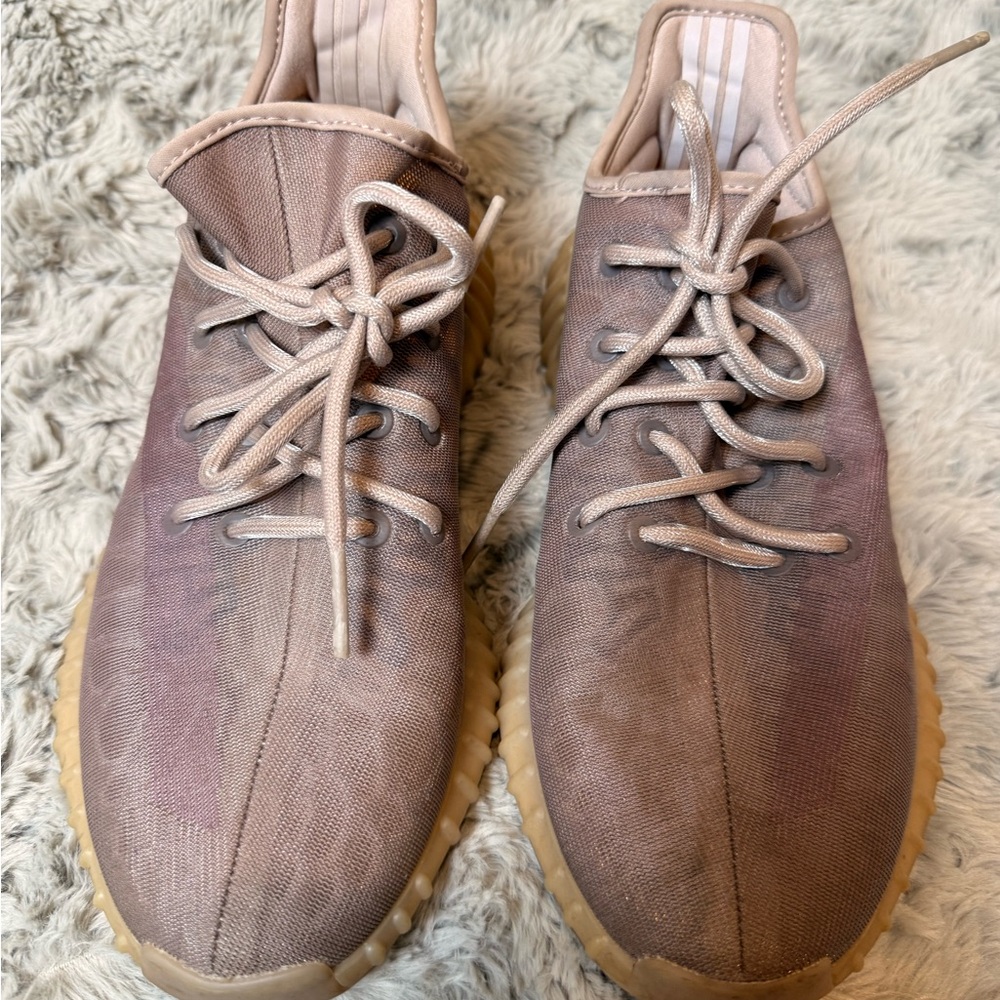 Yeezy Tan and Orange Sneakers